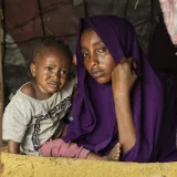Khadiijo Adam Brahim, 23, is expecting her fourth child. She says: ’I have a lot of dreams, I have a lot of hopes, any person who lives has a lot of dreams. I don’t read or write, my dream is to get an education so I can help my family.’